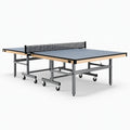 Tischtennisplatte 274 x 152.5 x 76 cm Blaugrau mit Stahlgestell klappbar